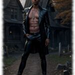Der zarte Twink, der im intimen Licht seine sinnliche Ausstrahlung entfaltet.
