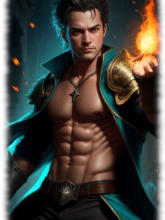 Mystischer Magier, dessen Körper die Fantasiewelt in ihren Bann ziehen. Mystischer Magier, dessen Körper die Fantasiewelt in ihren Bann ziehen.