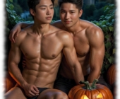 Zärtliche Berührung zwischen zwei jungen Männern, Leidenschaft in ihren Augen. Zärtliche Berührung zwischen zwei jungen Männern, Leidenschaft in ihren Augen.