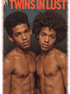 Magazin, Twins in Lust: Zwei dunkelhäutige Twinks im Portrait. Magazin, Twins in Lust: Zwei dunkelhäutige Twinks im Portrait.