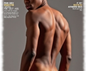 Magazin, Black Booty: Dunkelhäutiger junger Mann Blick über die Schulter, nackt mit prallem Po. Magazin, Black Booty: Dunkelhäutiger junger Mann Blick über die Schulter, nackt mit prallem Po.