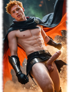 Halb nackter Held im Morgengrauen, Turm der Leidenschaft streckt sich steil gen Himmel. Halb nackter Held im Morgengrauen, Turm der Leidenschaft streckt sich steil gen Himmel.