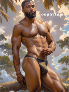 dunkelhäutiger Mann vor bewölktem Himmel